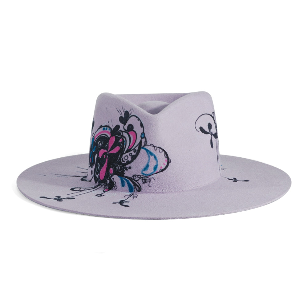 Purple Petal Fedora
