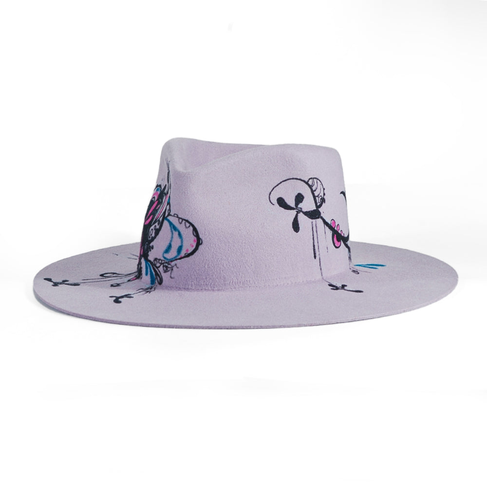 Purple Petal Fedora