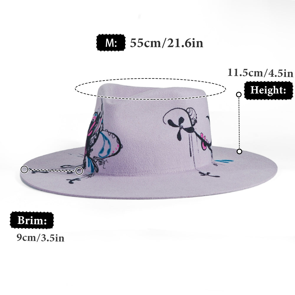 Purple Petal Fedora