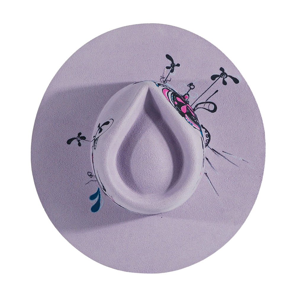 Purple Petal Fedora