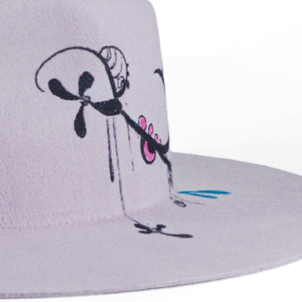 Purple Petal Fedora