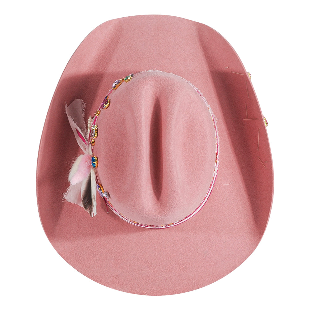 OTRHATS-Cowboy-Wool-Peachy-Pink-Diamond-Rodeo-top