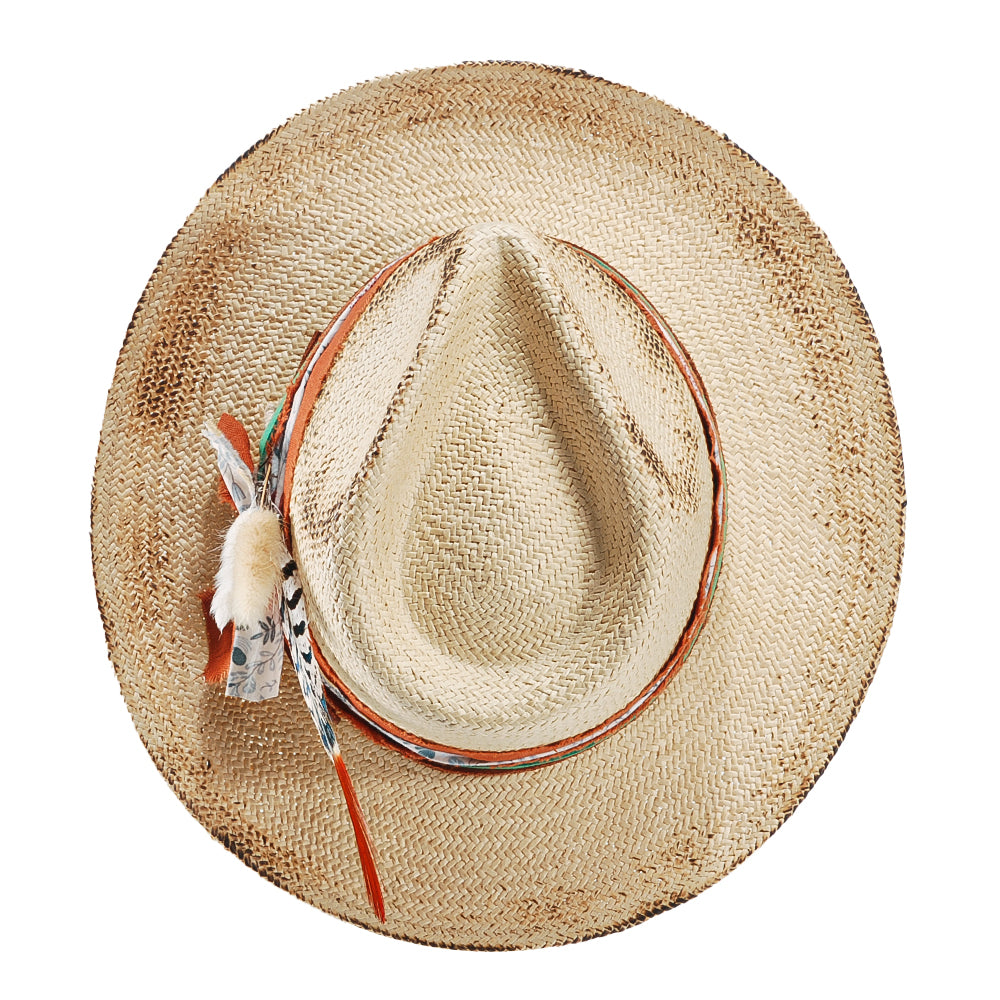 OTRHATS-Fedora-Straw-Lose Leaves-top