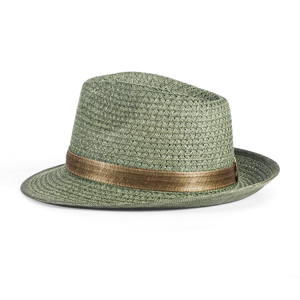 OTRHATS-Trilby-Straw-Green-Fernleaf-side