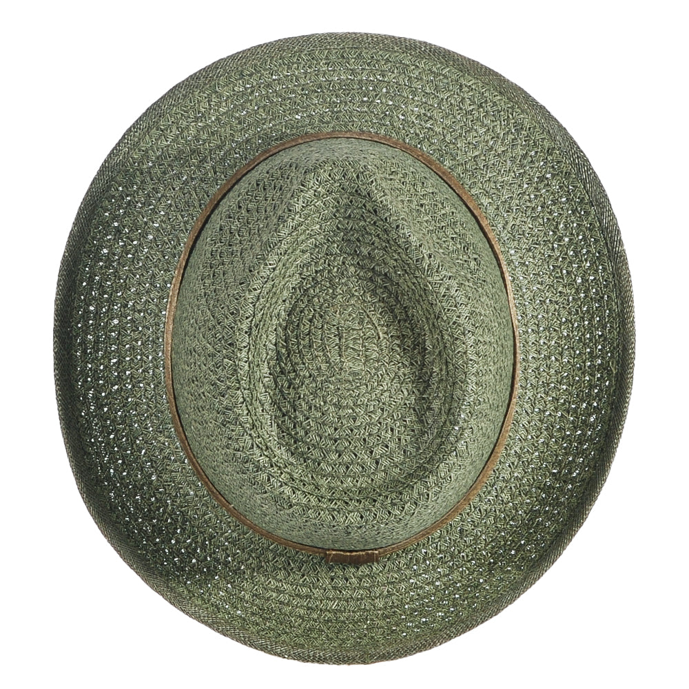OTRHATS-Trilby-Straw-Green-Fernleaf-top