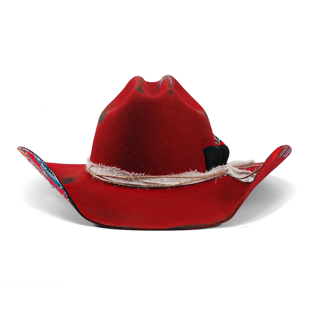 OTRHATS-cowboy-Wool-Red-Margarita-front