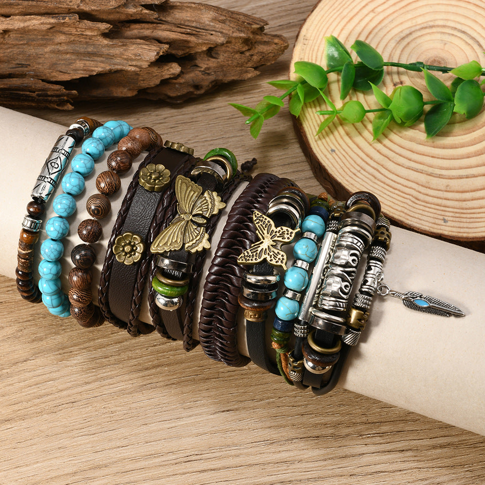 Coconut Shell Wooden Beads Beaded Bracelet