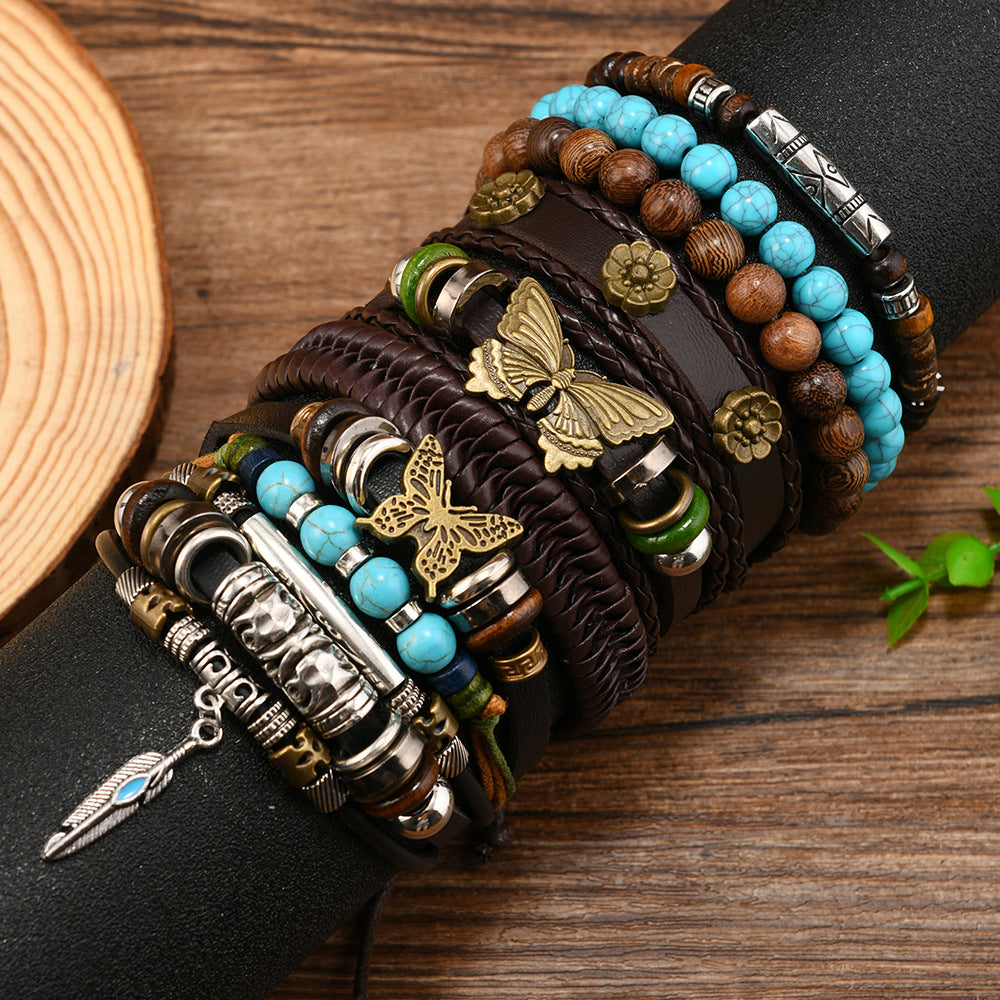 Coconut Shell Wooden Beads Beaded Bracelet