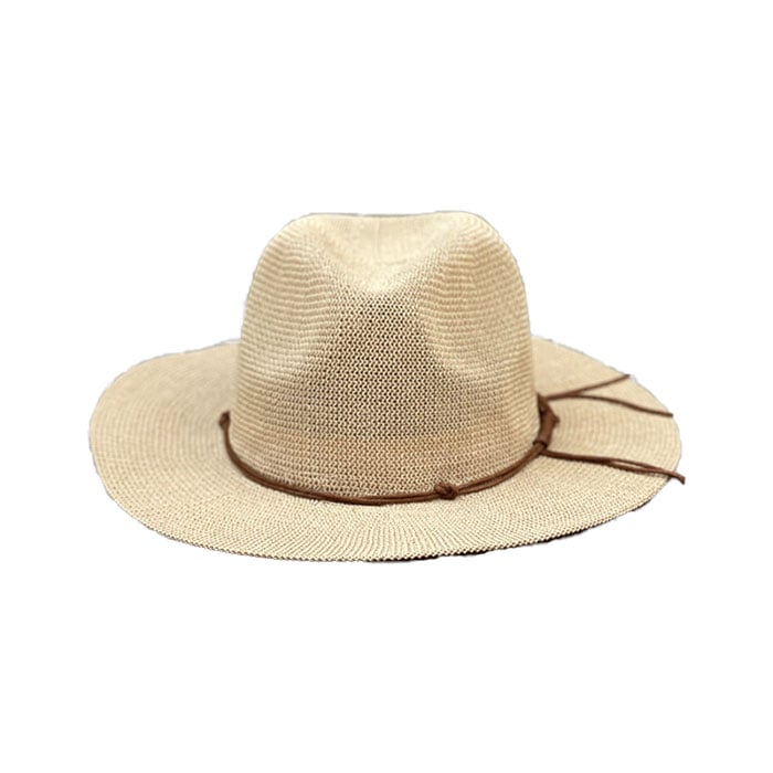 Can be rolls up for packing-Wide Brimmed Straw Hat